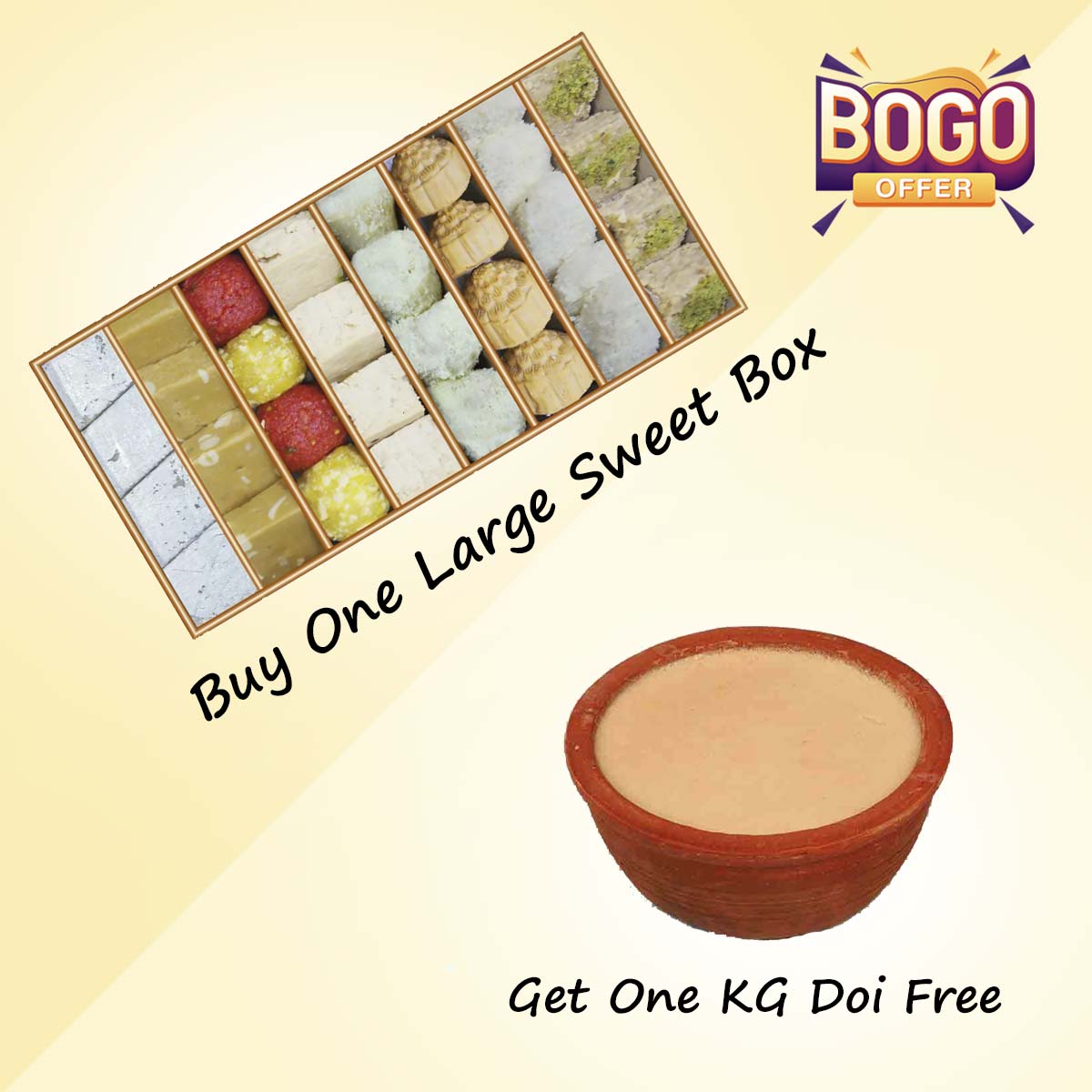 Buy One Prestige Box Get One KG Doi Free